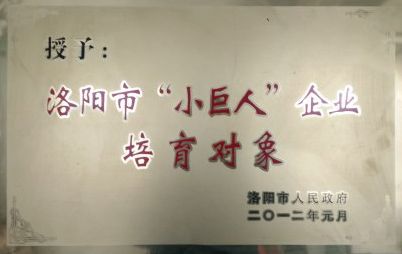 小巨人企业培育对象